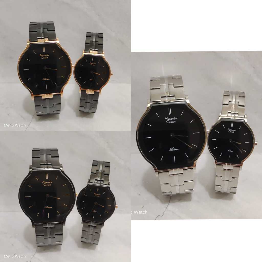 Jam Couple Alexandre Christie AC8410 AC 8410 Original Garansi Resmi Alexander Christie