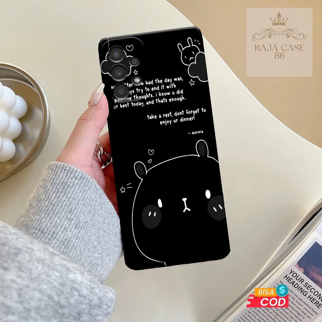 Case Samsung Galaxy A13 - Rajacase - casing Samsung A13 - Motif Softcace Cartoon - Pelindung handpho