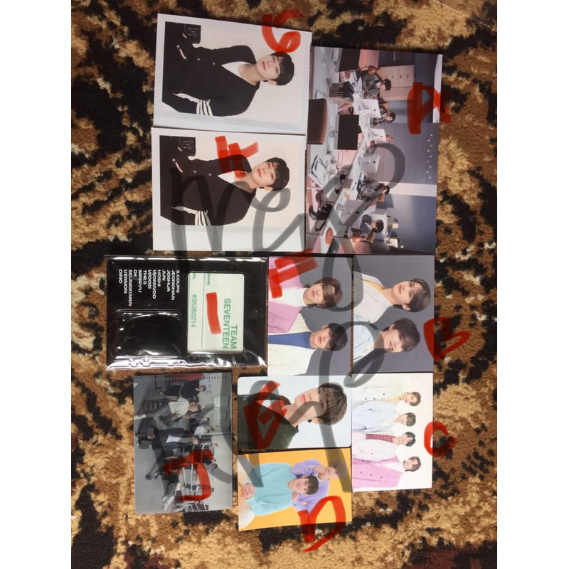 PHOTOCARD OFFICIAL MURAH TRADING CARD POLAROID POSTCARD CHEKI YIZHIYU KOREA SEVENTEEN
