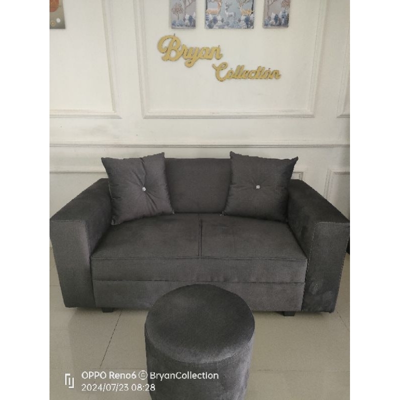 sofa minimalis 2 seater
