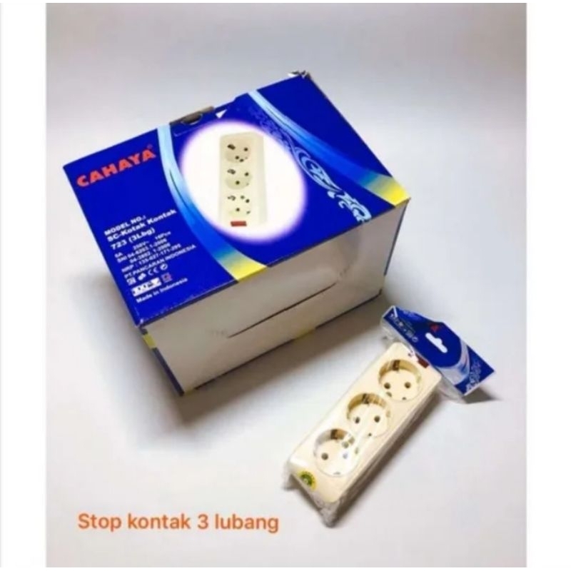 Cahaya Stop Kontak Lubang 3 4 arde Colokan Terminal Kuningan Stopkontak Sambungan Kabel Cok Listrik