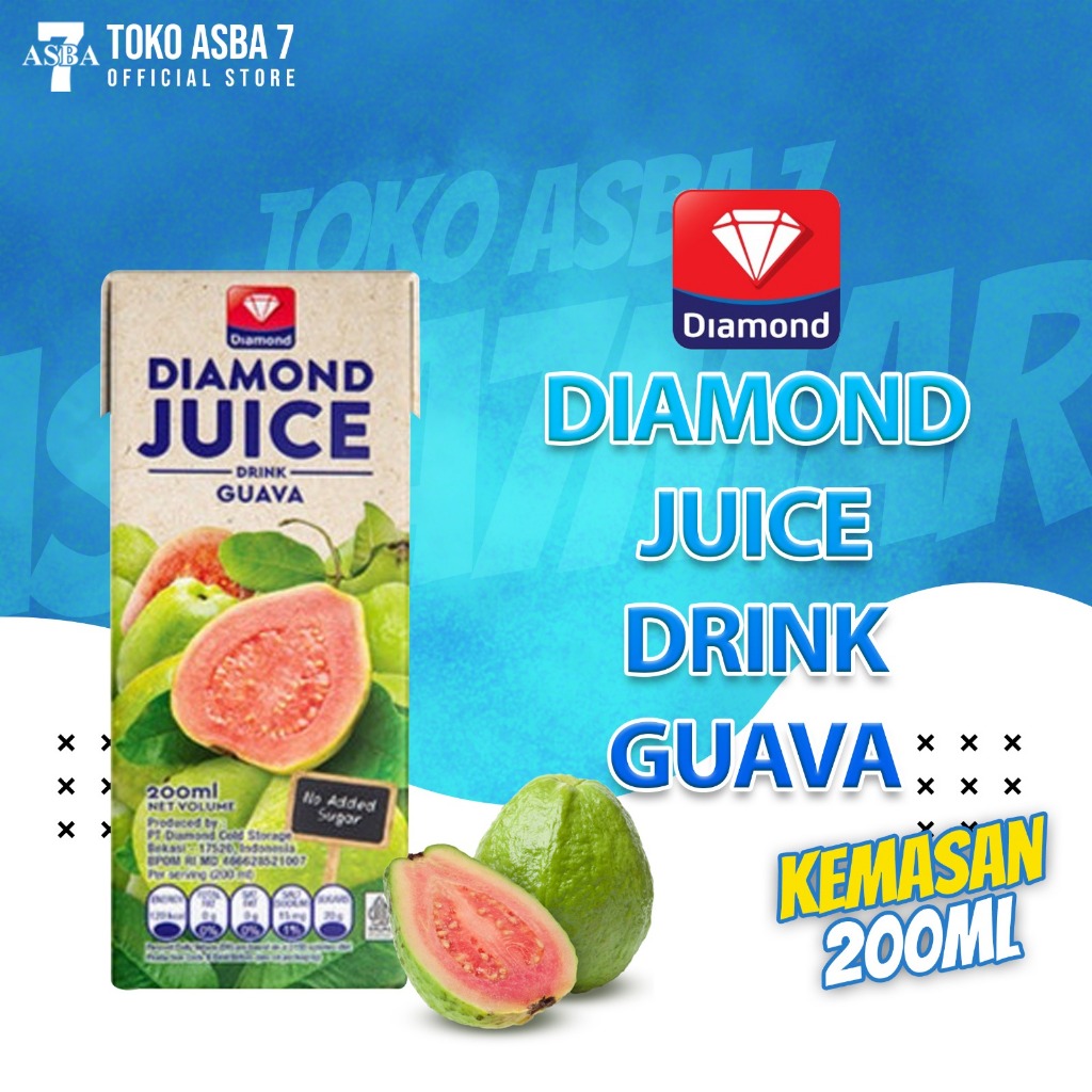 

DIAMOND JUICE DRINK GUAVA 200ML