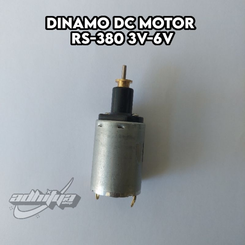 Dinamo DC Motor RS-380 3V-6V Eccentric Crankshaft