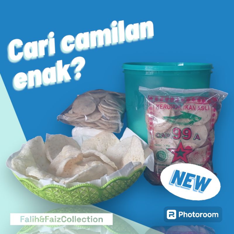 

Kerupuk Ikan Belidak cap 99 asli Kapuas Hulu 500gr