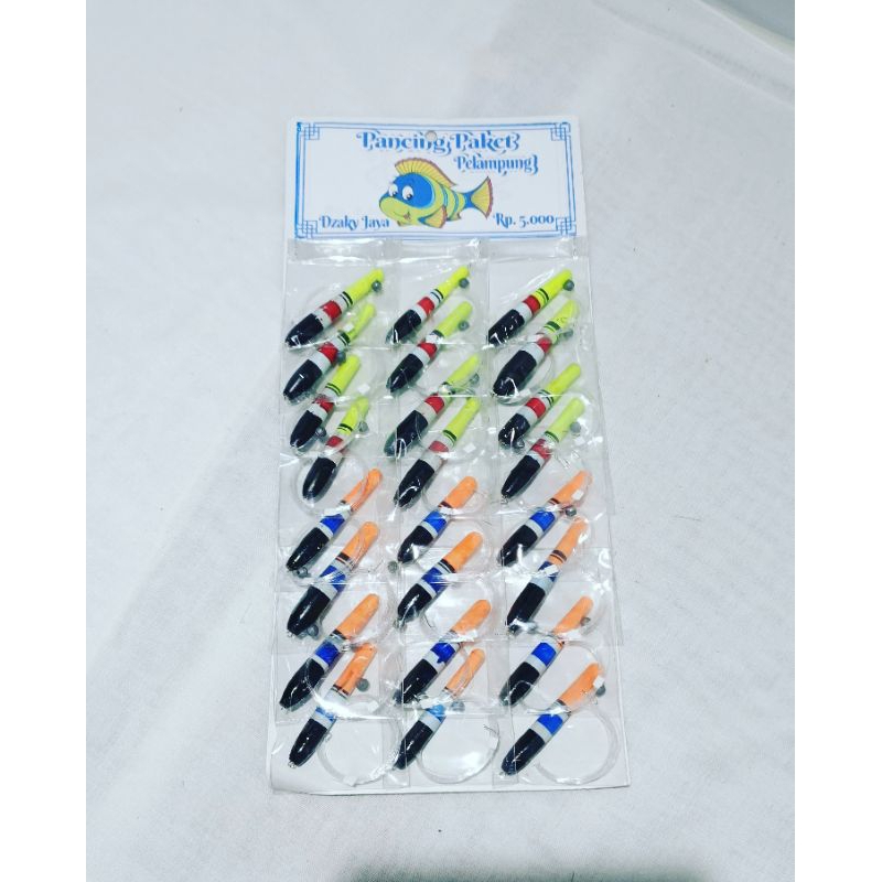 Pancing Pelampung Set Komplit 24 Pcs