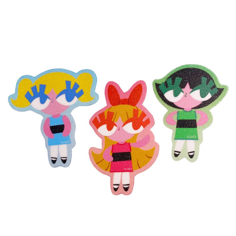 

Powerpuff Girls Glitter Diecut Sticker by Alixos