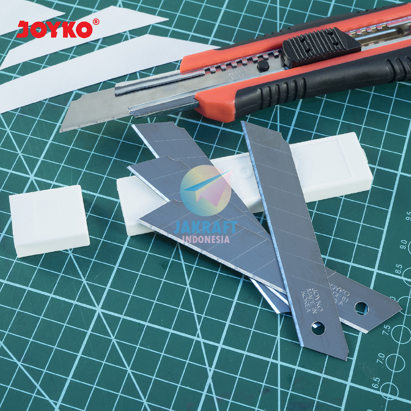 

gk (60 Pcs) GROSIR JOYKO Cutter Blade L-150 Pisau Refill Segala Macam Cutter Besar Seperti JOYKO L-
