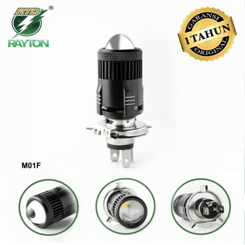 RTD Lampu LED LASER FOKUS 30 Watt H4 M01F H6 M11W Bohlam K1 K3 Hs1 Bebek Matic Vixion R15 CB Mio Sup