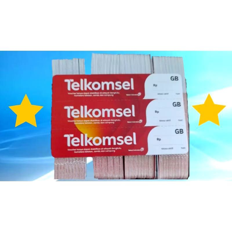 Voucher Kosong zero Telkomsel Sumbagsel