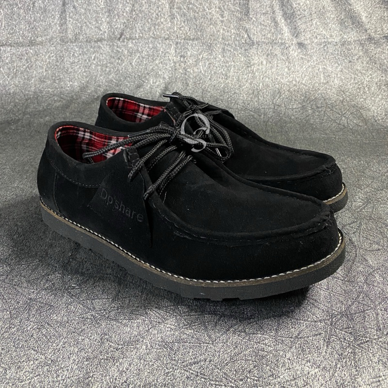 Sepatu Docmart Clarks Wallabee Kulit Suede Formal Casual Pria