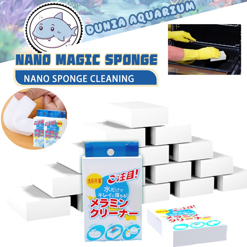Spon Ajaib/Spons pembersih multifungsi/Nano Magic Sponge/Magic sponge pembersih aquarium serba guna