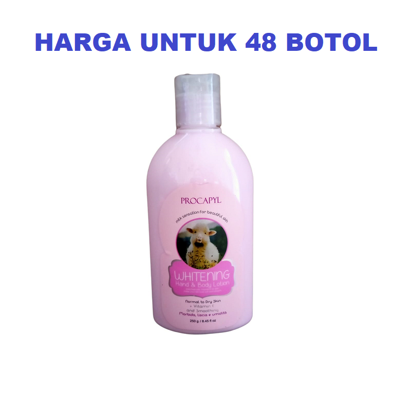 1 DOS isi 48 Botol 250ml Sabun Procapyl Susu Kambing Sabun Mandi Cair Shower Cream Shower Gel