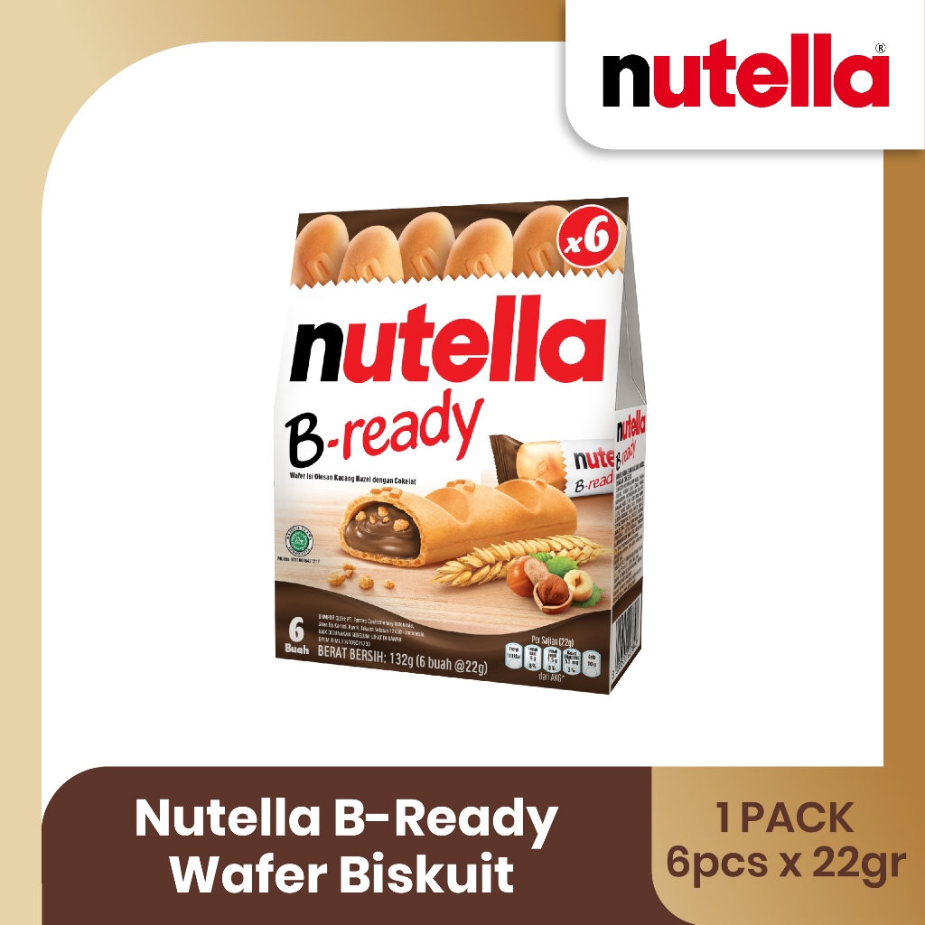 

Nutella B-Ready Wafer Biskuit 132gr