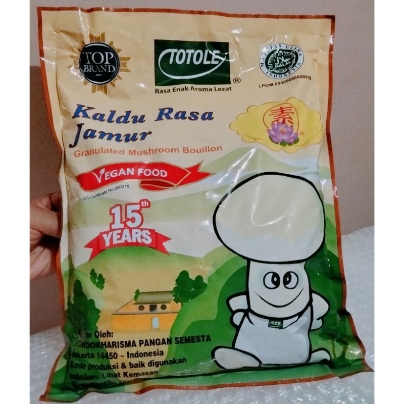 

Totole Kaldu Rasa Jamur (1kg) Granulated Mushroom Bouillon / VEGAN FOOD / Makanan Vegetarian / Kaldu Jamur / Penyedap Rasa / Bumbu Masak / Micin Rasa Jamur / Bumbu Penyedap