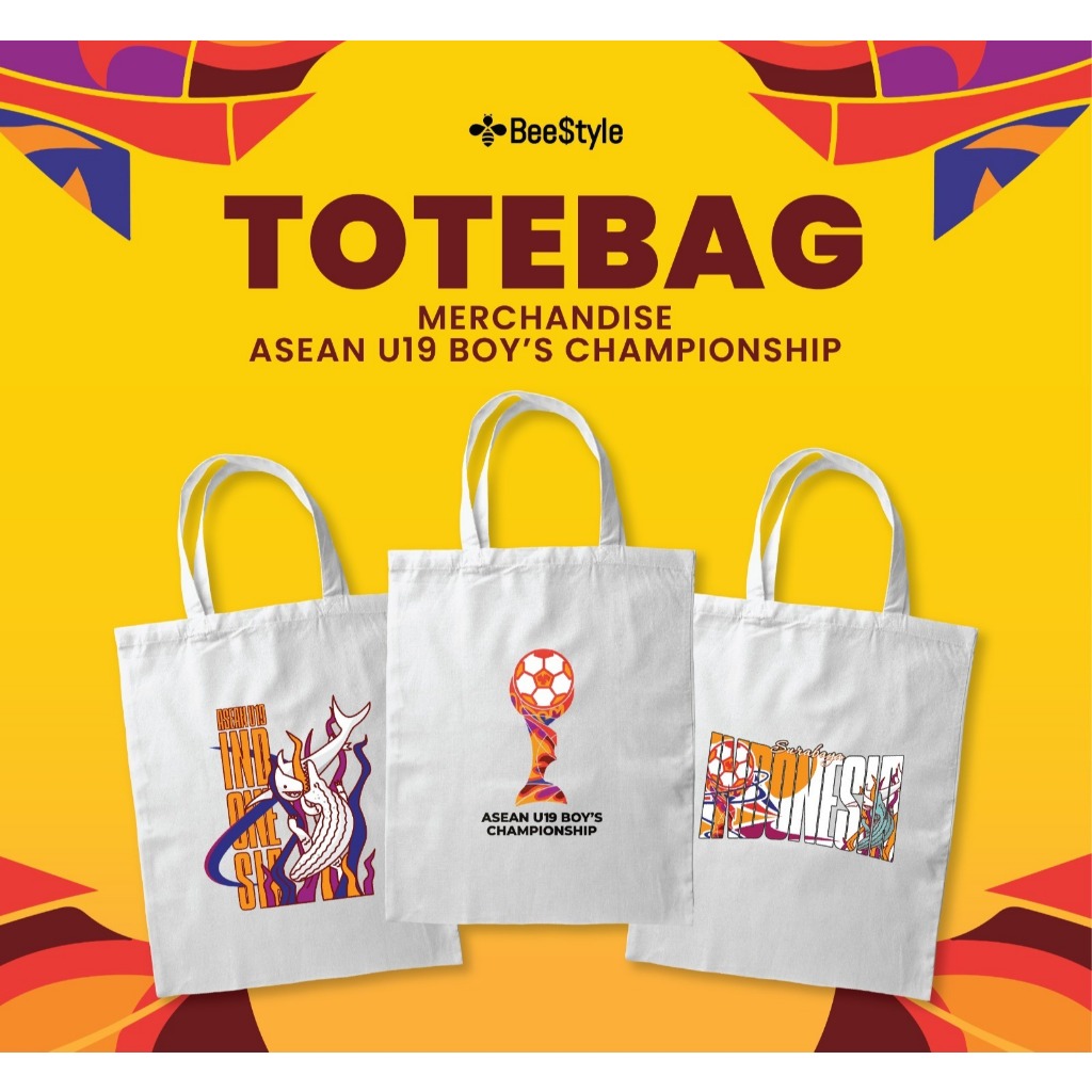 Totebag Custom AFF U19// Totebag custom nama // Totebag custom design //sablon DTF free