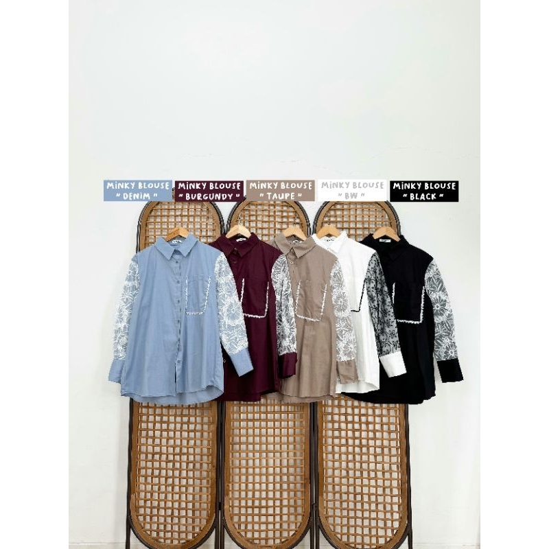 MINKY BLOUSE ORI LOCANA LABEL