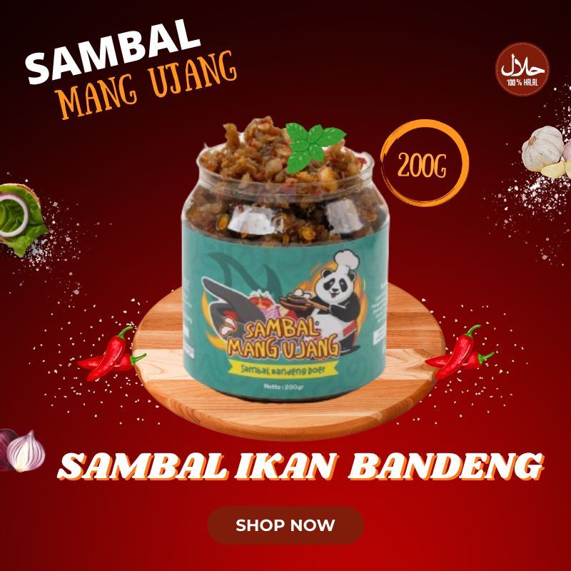 

Sambal Ikan Bandeng Mang Ujang Pedas Nikmat Bikin Ketagihan(200g)