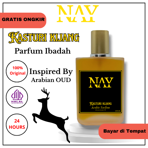 Minyak Wangi Kasturi Arab 100 ML Parfum Ibadah Non Alkohol - Tahan Seharian Super Premium