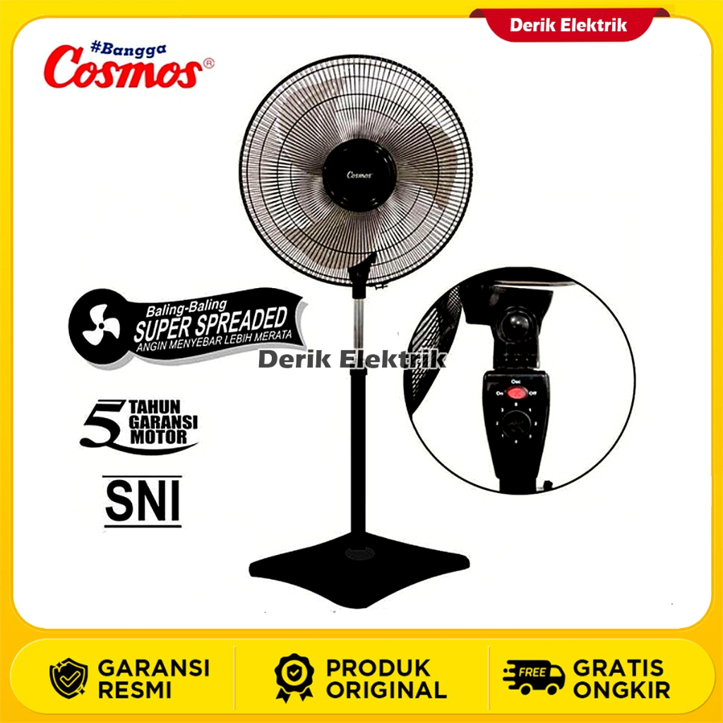 COSMOS KIPAS ANGIN BERDIRI 16 INCH / KIPAS ANGIN SEDANG / KIPAS ANGIN DUDUK / KIPAS ANGIN DUDUK SEDA