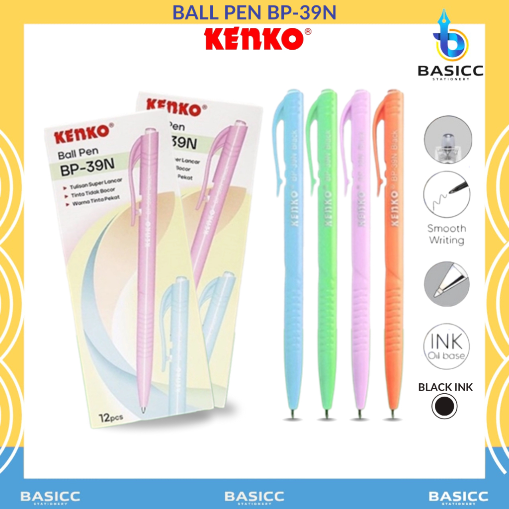 

Kenko Ball Pen Pulpen Pena BP-39N | @1Pcs