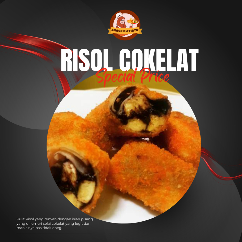 

Risol Pisang coklat lumer premium by Snack Bu Tirto