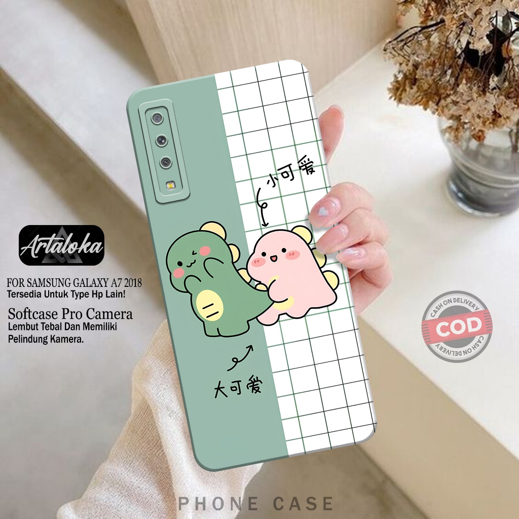 Case Hp Samsung Galaxy A7 2018 Fashion Case Kartun Softcase Samsung Galaxy A7 2018 Silikon TPU Pro C