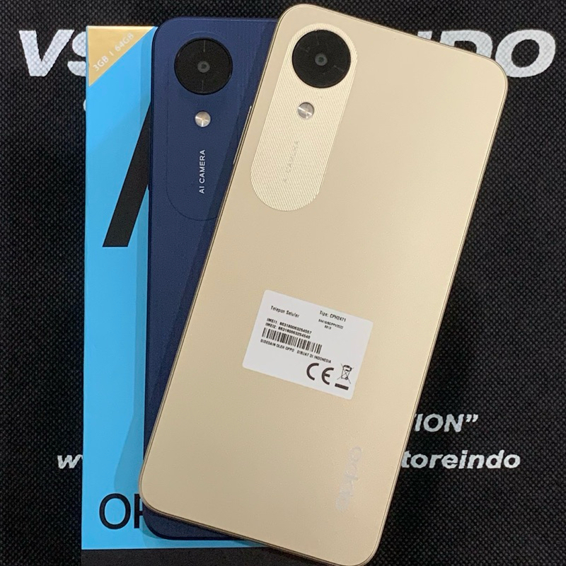 Oppo A17k 3/64 GB Garansi Oppo Resmi Indonesia Second Bekas Original