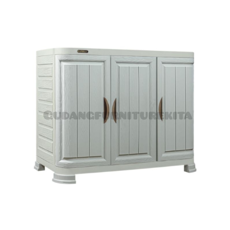 Lemari pakaian plastik/lemari atau buffet multifungsi / lemari plastik minimalis murah