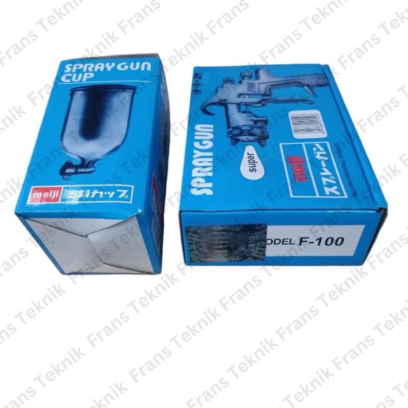 SPRAY GUN MEIJI F100 TABUNG ATAS TAIWAN - MEIJI F 100 - SPRAYGUN/ Spray Gun MEIJI F100 F 100 Tabung 