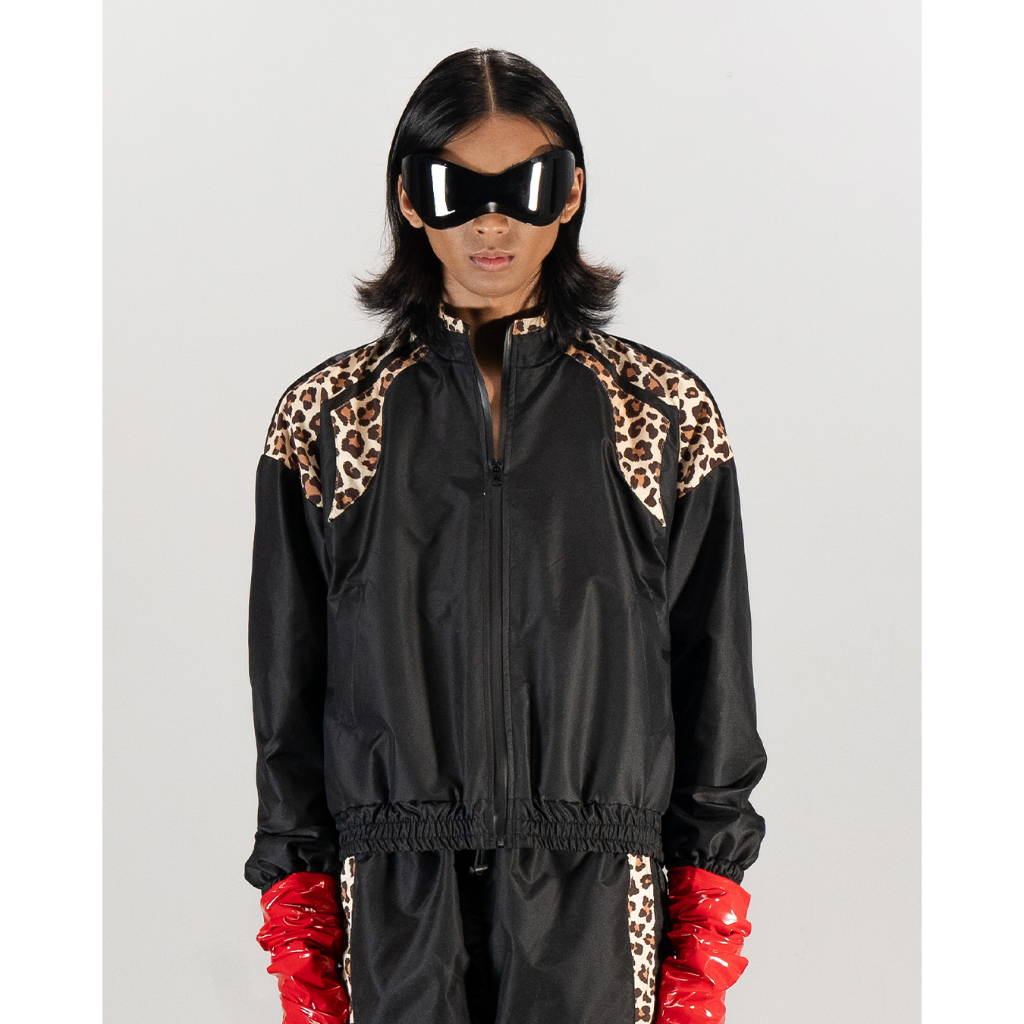 SVH | Wild Leopard Track Jacket | track top leopard | Jaket Pria | Jaket Motif Leopard Pria | Jaket 