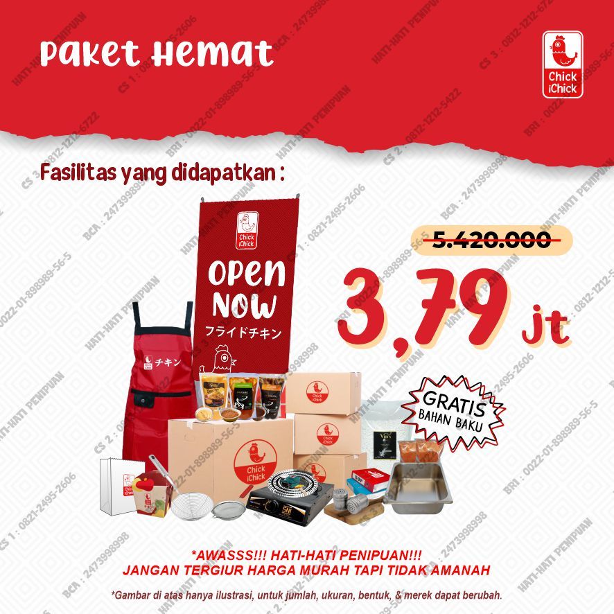 

Paket Usaha Makanan Ayam Shihlin Kekinian - Paket Hemat