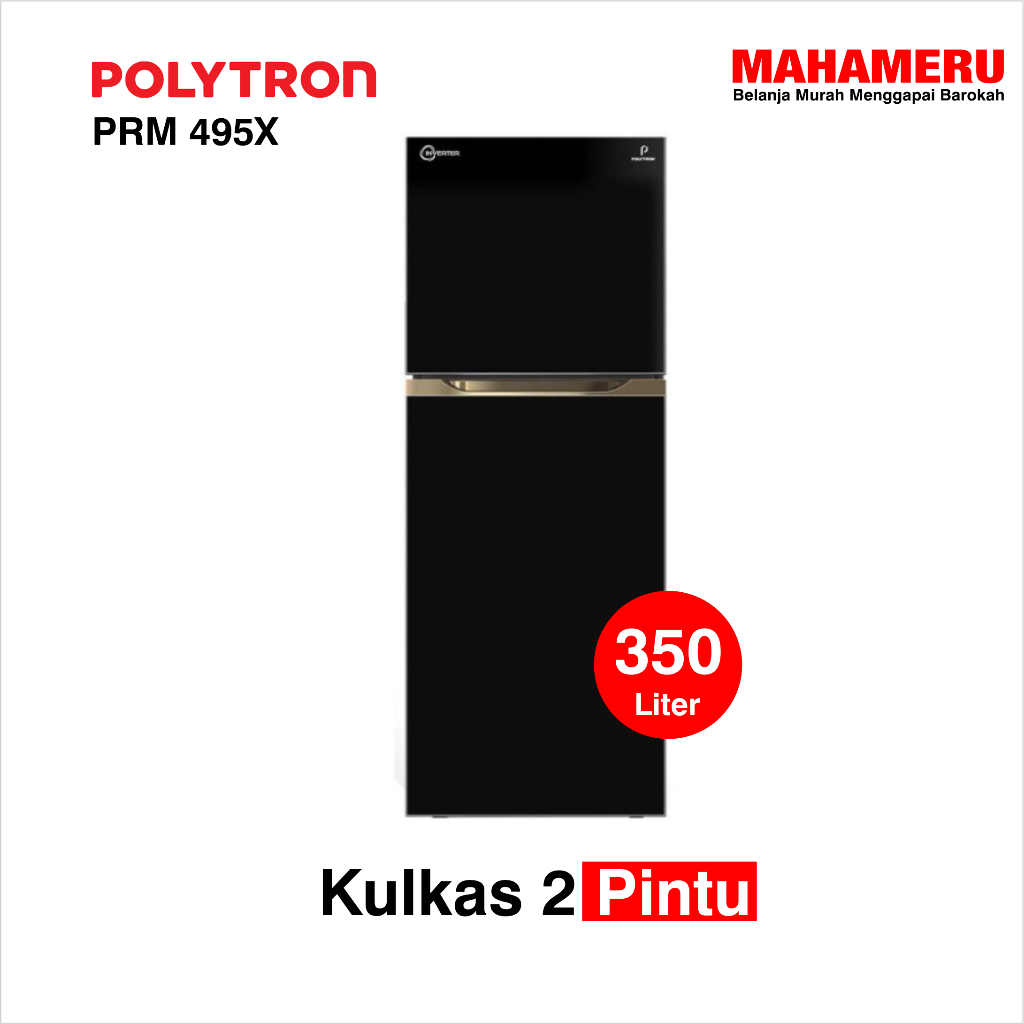 Kulkas 2 Pintu POLYTRON PRM 495X