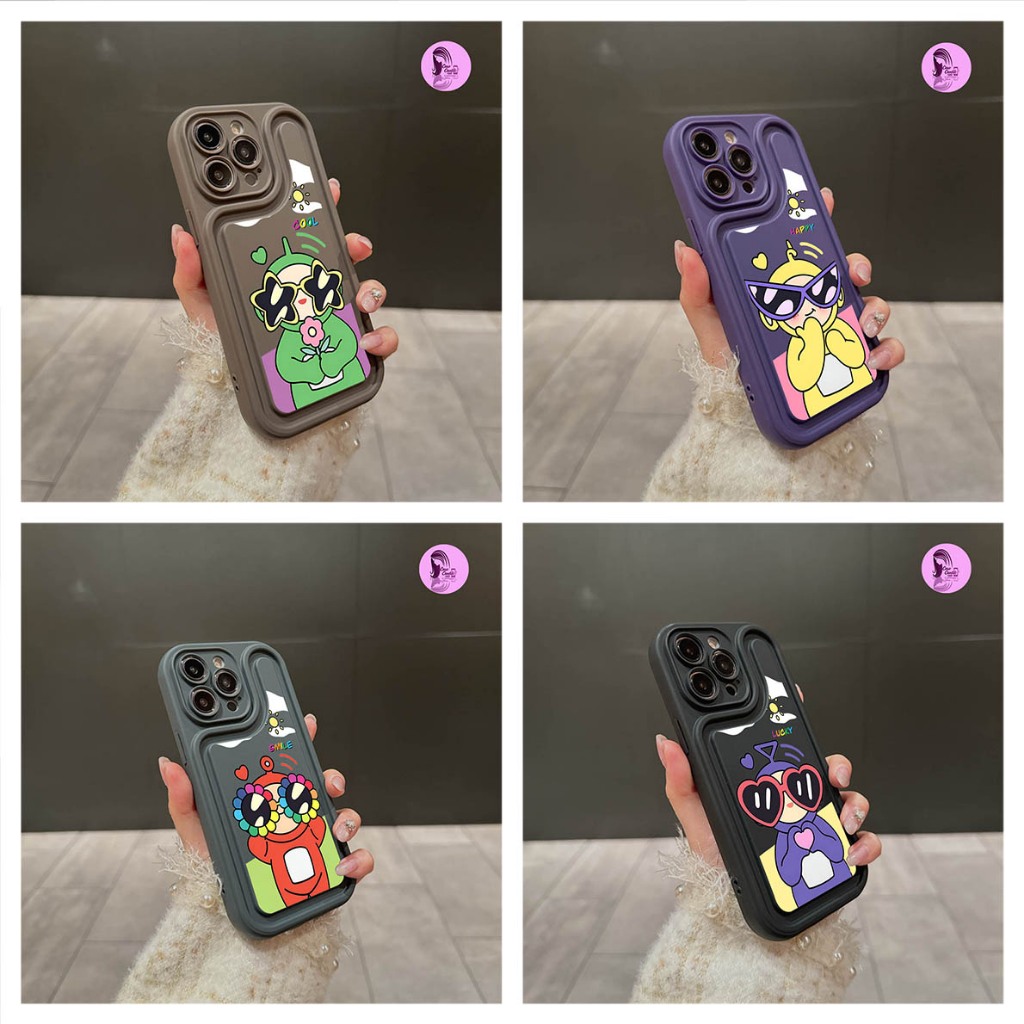 SOFTCASE SILIKON MUGELO CUSTOM TELETUBBIES UNTUK A32 A33 A34 RENO 4F 5 5F V29 V30 V30E 10 11 C3 9C 1