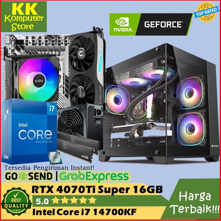 pc core i7 14700k | rtx 4070 ti super 16gb [ pc gaming intel core i7 14700kf | rtx 4070ti super ]