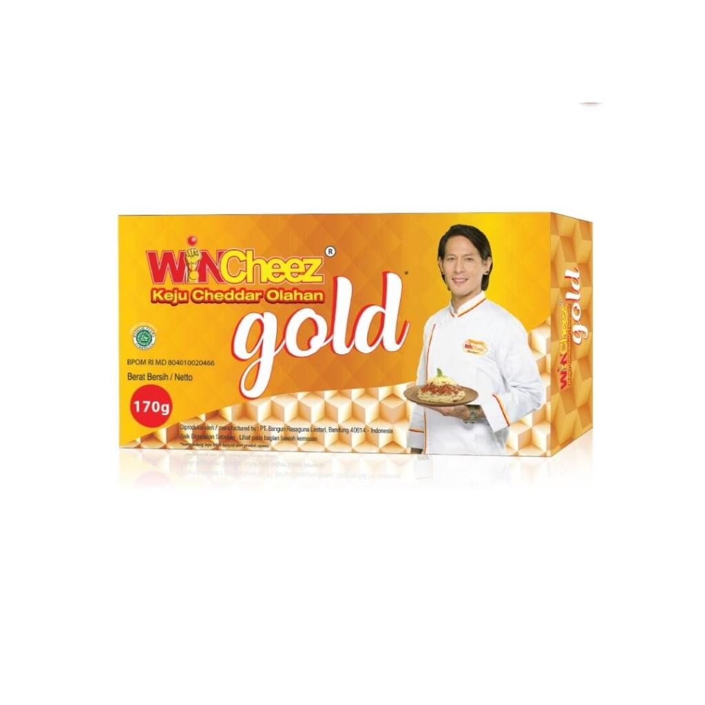 

WinCheez Gold Keju Cheddar Olahan 170 Gr