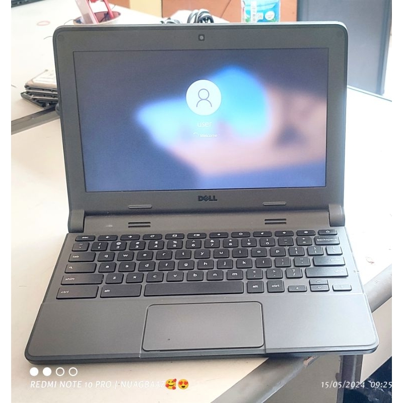 laptop chromebook dell P22T 4/64gb windows 10pro