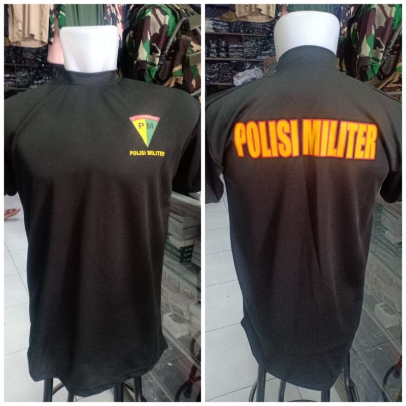 kaos dalem polisi militer pdlo pom ad/terbaru/terlaris