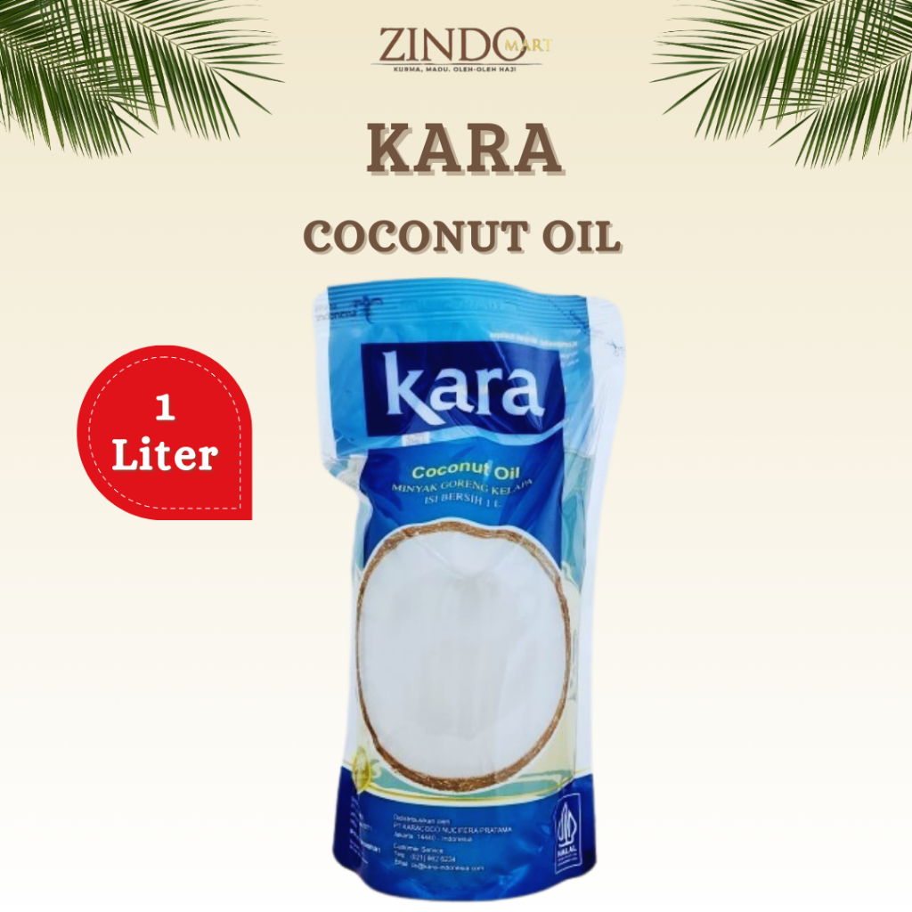 

KARA COCONUT OIL 1 LITER / MINYAK KELAPA MURNI KEMASAN REFILL PACK