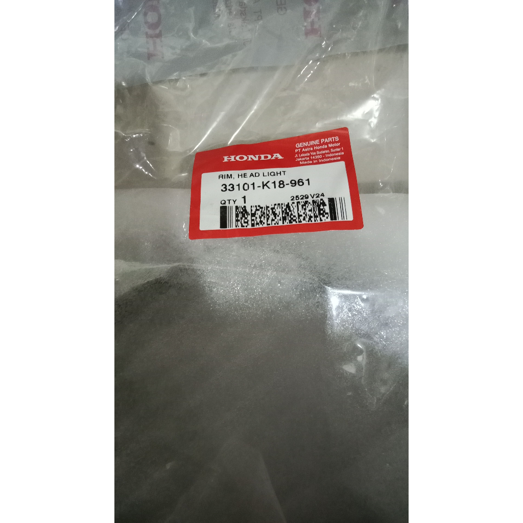 COVER LAMPU DEPAN CB VERZA 150 33101-K18-961