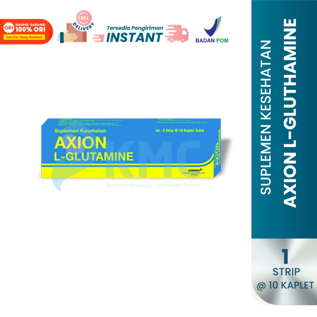 Axion L Glutamine 1000mg Tablet | Multivitamin Daya Tahan Tubuh Glutamine Kaplet