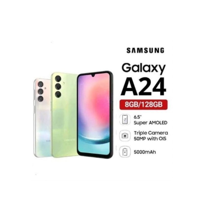 HP SAMSUNG GALAXY A24 8/128 GB - SAMSUNG A24 RAM 8GB ROM 128GB GRS RESMI