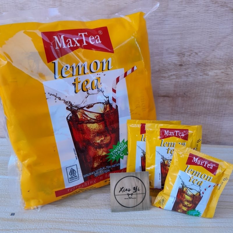 

Max Tea Lemon Tea / Minuman Serbuk Teh Rasa Lemon Tea 25g