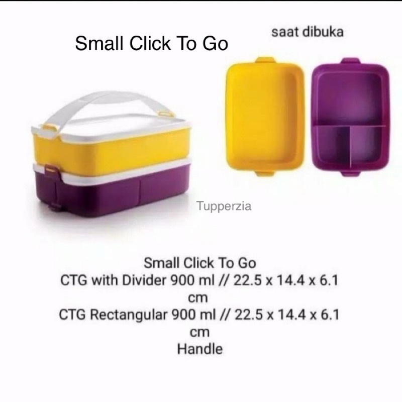 Small Click To go Tupperware