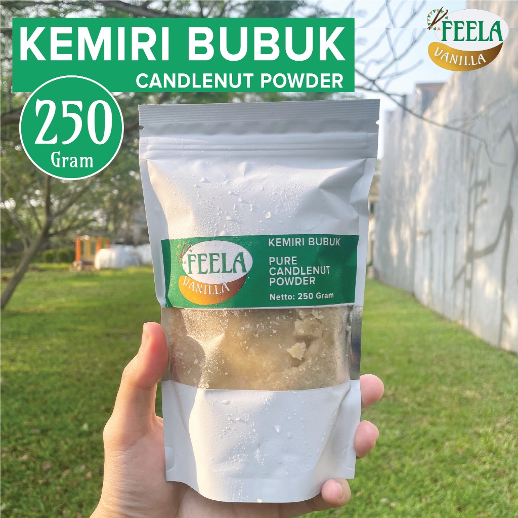 

Kemiri Bubuk / Candlenut Powder 250 Gram - Biji Kemiri Fresh - Khas NTT