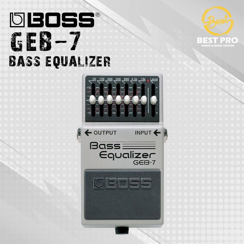 EFEK BOSS GEB-7 BASS EQUALIZER