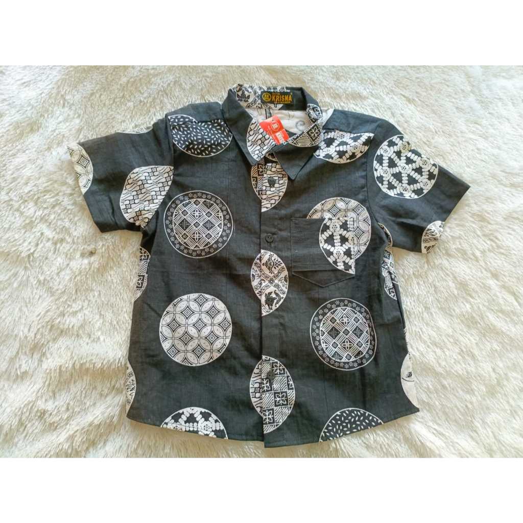 Kemeja Batik Anak Laki-Laki Grelyn Katun Adem