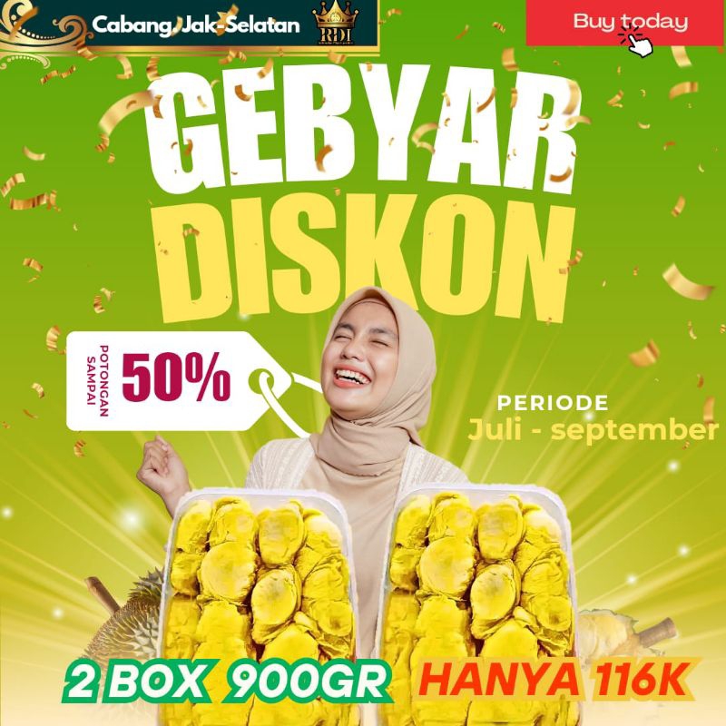 

GEBYAR DISKON durian Kupas PREMIUM