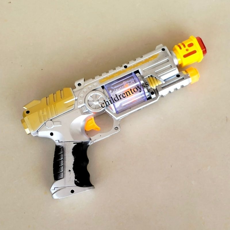 Mainan Tembak Baterai Laser Gun / Mainan Tembak Laser