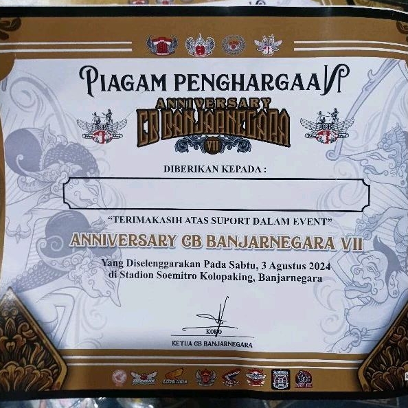 Piagam acara CB Banjarnegara 2024