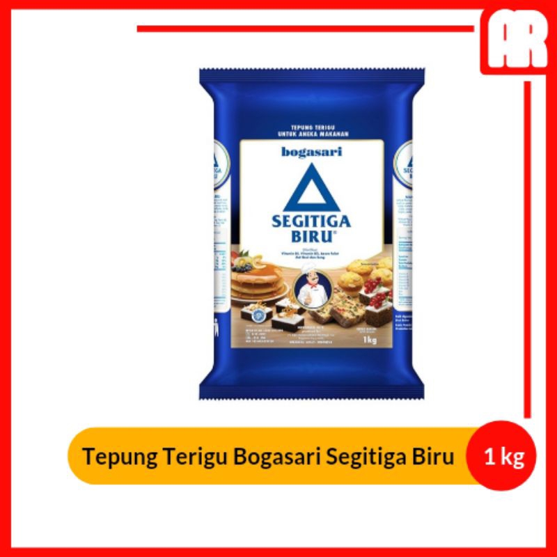 

Tepung Terigu Bogasari Segitiga Biru 1kg | AR Ostore